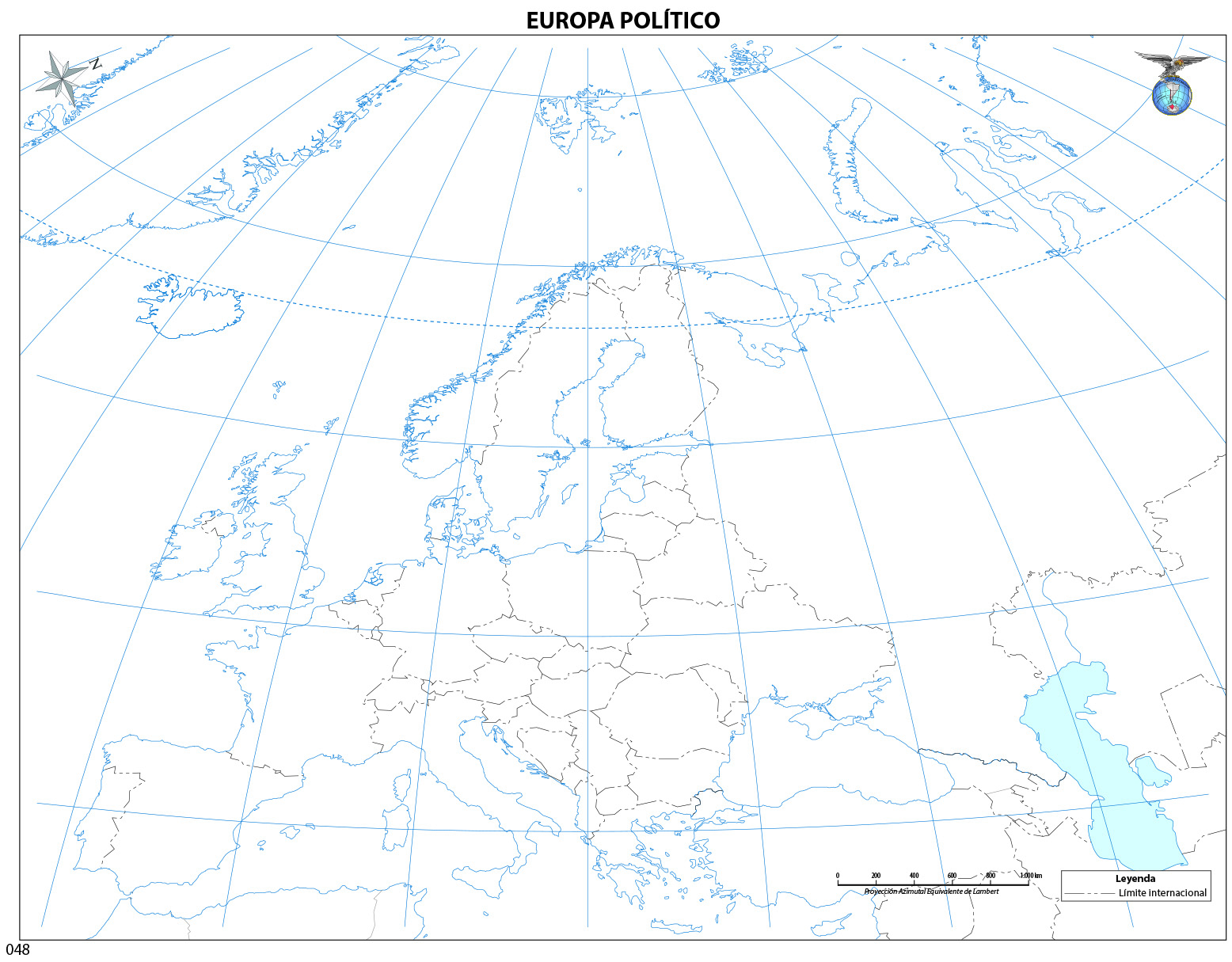 Mapa Mudo Europa Político